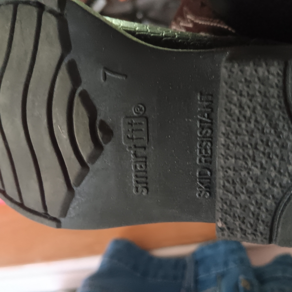 Smartfit size 7 black toddler cowboy boots - Picture 5 of 8